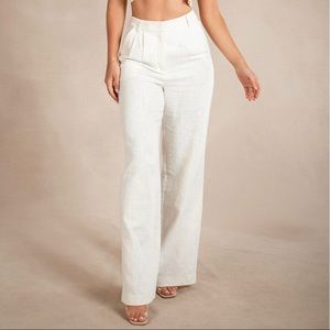 Meshki Wendy Wide Leg Linen Pants NWOT XS